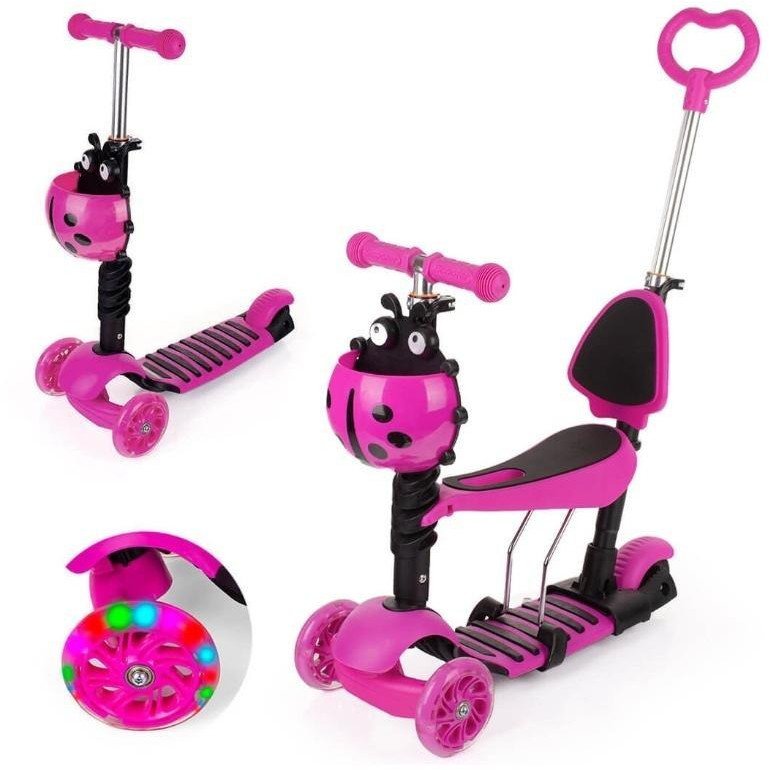 Hulajnoga dla dziecka z siodełkiem balansowa led