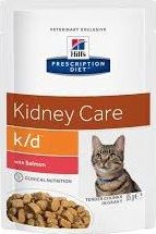 Hills HILL'S PD Prescription Diet Feline k/d łosoś 12 x 85g - saszetka