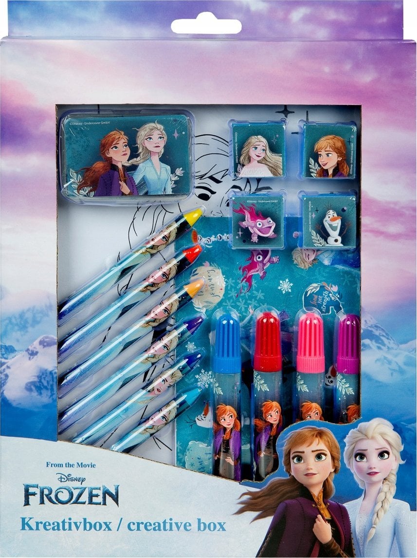 Undercover Zestaw stempelki kredki markery Kraina Lodu Frozen