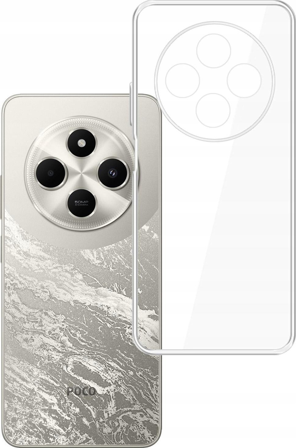 3MK Etui Clear Case do POCO C75