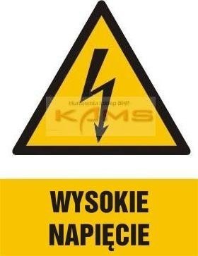 TD Systems HA003 Wysokie napięcie - 148 x 105 mm.