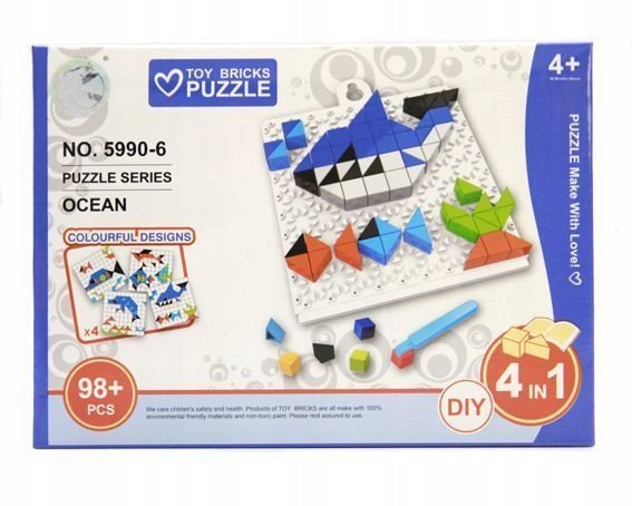 Puzzle układanka dla dzieci 98 elementów OCEAN