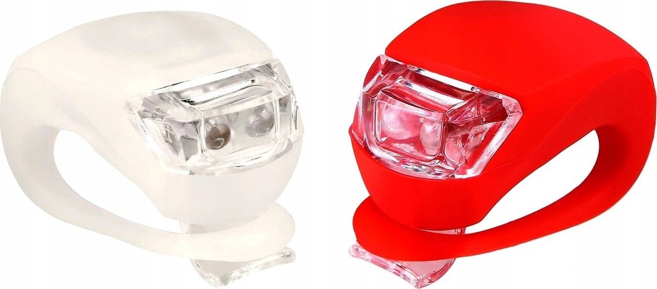 PrzydaSie Lampka Rowerowa Diodowa Led Lampki Przód Tył 2 Szt