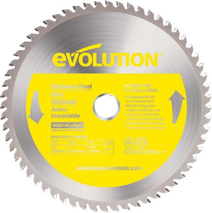 Evolution Piła widiowa TCT do cięcia stali nierdzewnej 230mm 60z (EVO-230-60-SN)