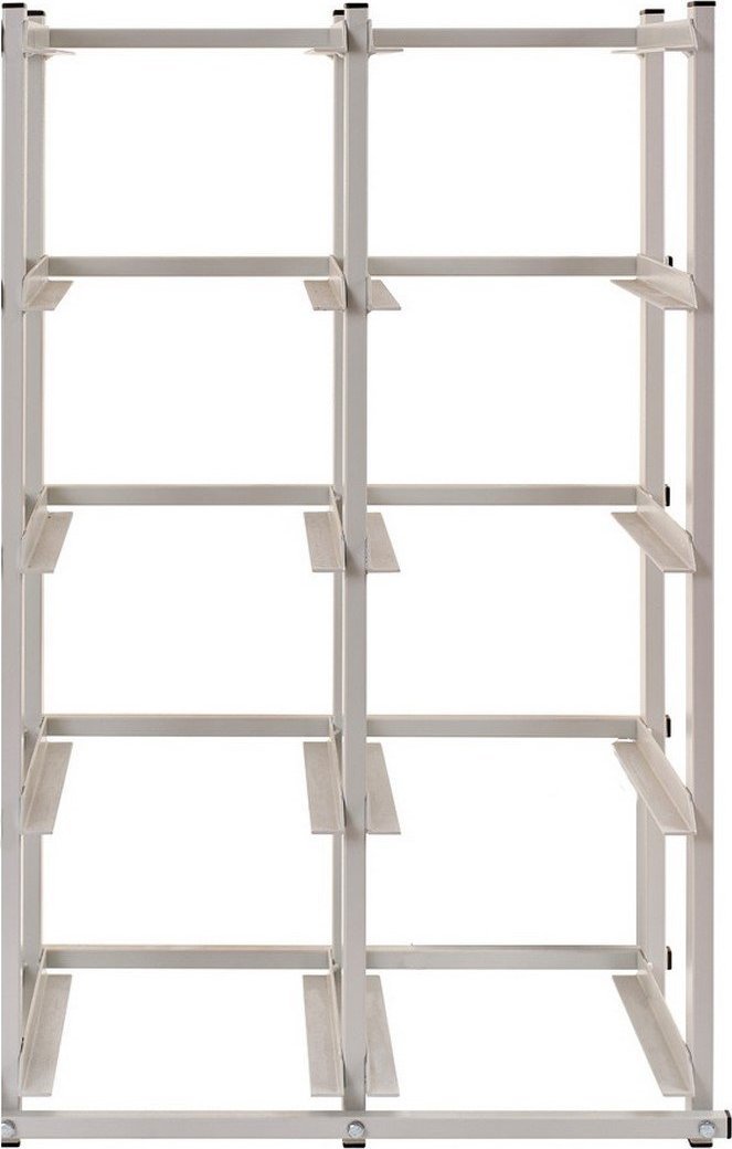 qBox Regał do pojemników warsztatowych, jednostronny. Wym: 1040x660x490mm (regał bez pojemników)