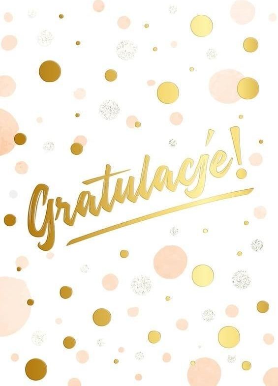 KUKARTKA Karnet B6 PR-185 Gratulacje