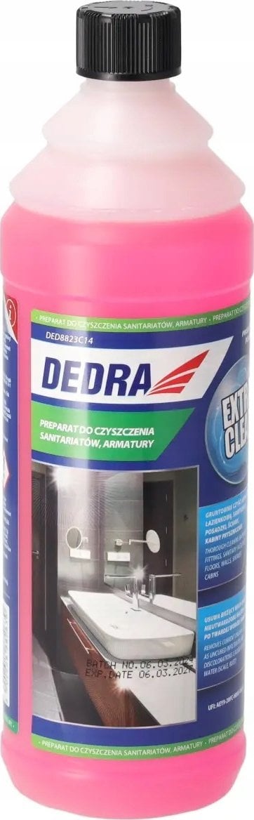 Dedra Preparat do czyszczenia sanitariatów, armatury 1L koncentrat