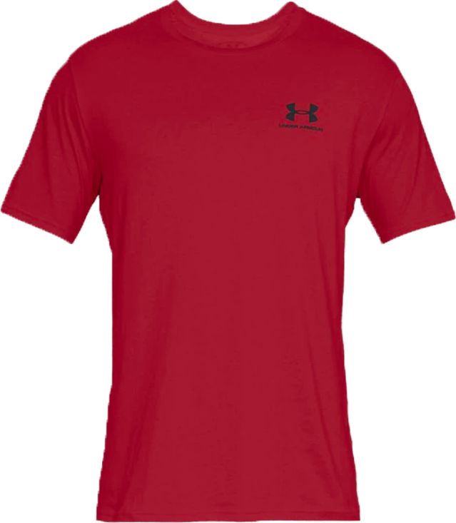Under Armour Koszulka męska Sportstyle Left Chest SS czerwona r. XXL (1326799-600)