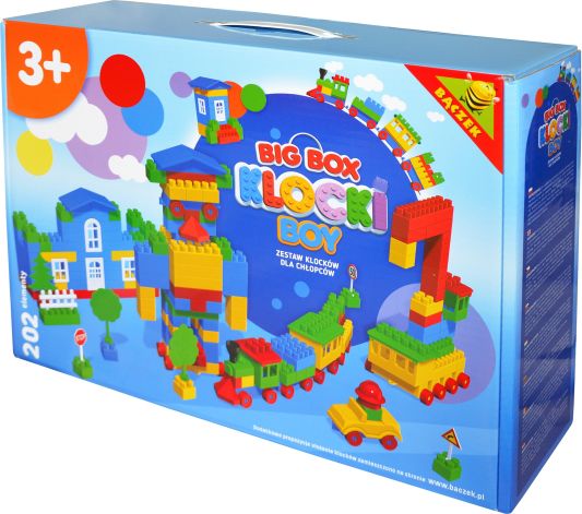Bączek Klocki KL-202 EL w pudełku Boy 2193 Bączek