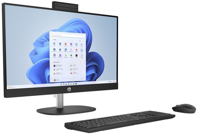 Komputer All in One 24-cr0008nx / 8F8Q3EA / Intel i5-13 / 16GB / SSD 1TB / Intel Xe / FullHD / Win 11 Pro / Czarny