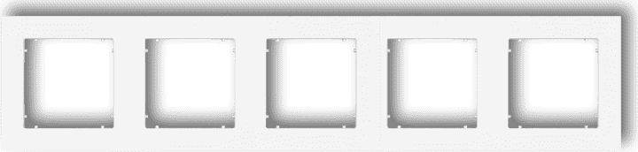 Karlik MINI Ramka pięciokrotna biała (MR-5)