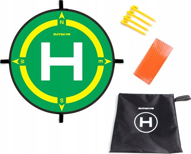 SunnyLife Mata LĄdowisko 50cm Do Drona / Zielone + Odblask