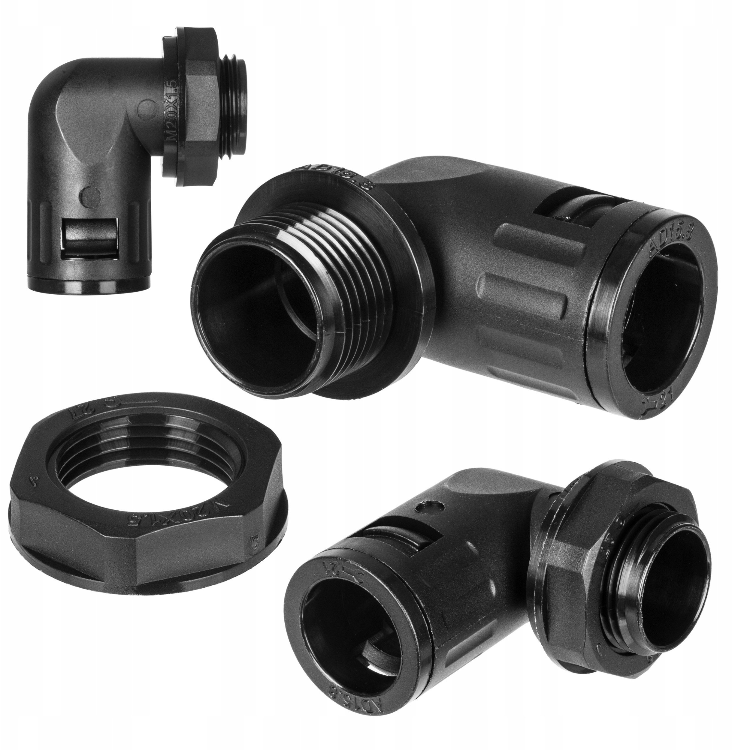 Dławik do peszla 90 ANA-QUICK M20x1,5-NW12 - BLACK 968.317.2 /1szt./