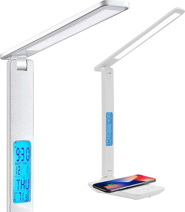 Lampka biurkowa Alogy biała (10657)