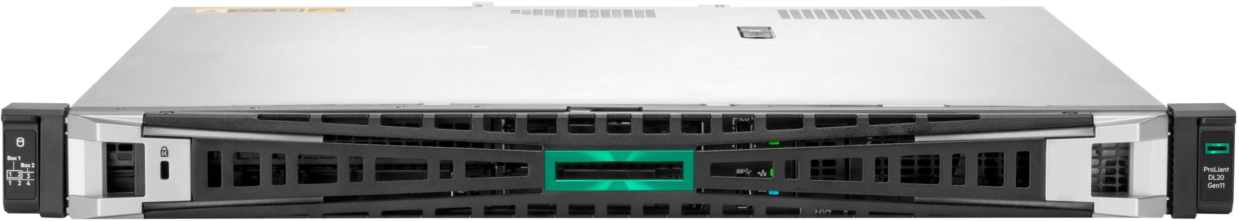 HPE ProLiant DL20 Gen11 6333P 3.1GHz 6c 1P 1x32GB-U 4SFF 2x480GB SSD 1x1000W PS EU Server
