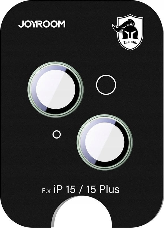 Szkło ochronne Joyroom JR-MFY0252 na obiektywy iPhone 15/15 Plus - zielone