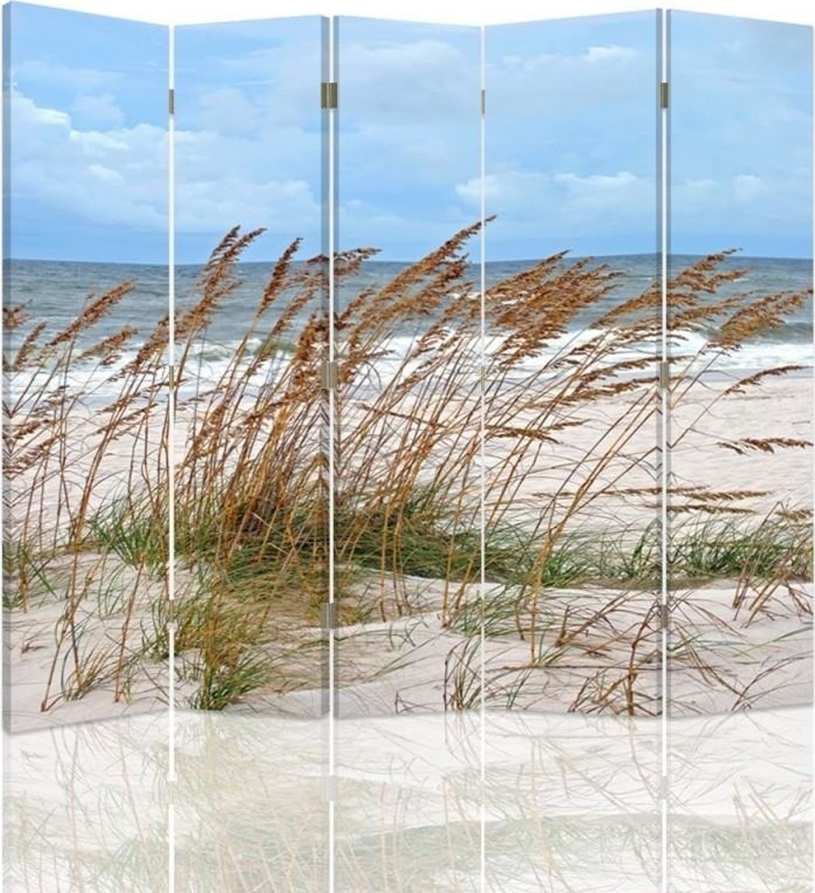 Feeby Parawan dwustronny, Trawa nad morzem (Rozmiar 180x170)
