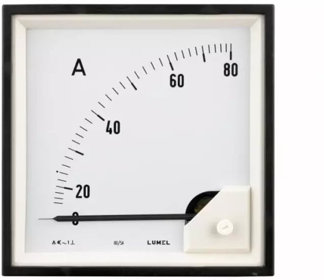 Miernik elektromagnetyczny 72x72 zakres pomiarowy 40/80A 40/5 EA17N F41200000000