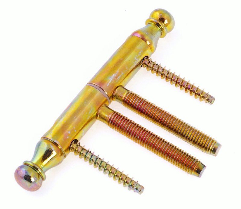 Zawias wkręcany ocynkowany RETRO 14x110mm