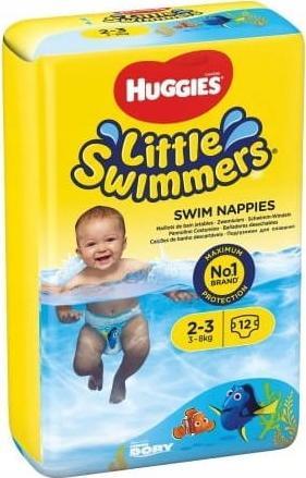 Huggies Little Swimmers 2-3, 3-8 kg, 12 szt.