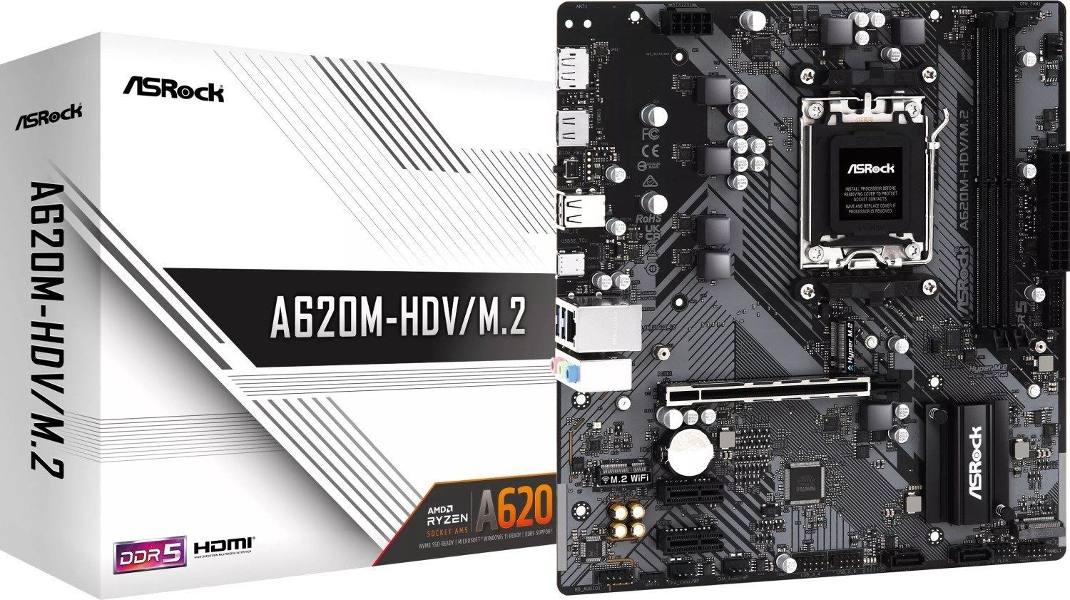 Płyta główna ASRock A620M-HDV/M.2