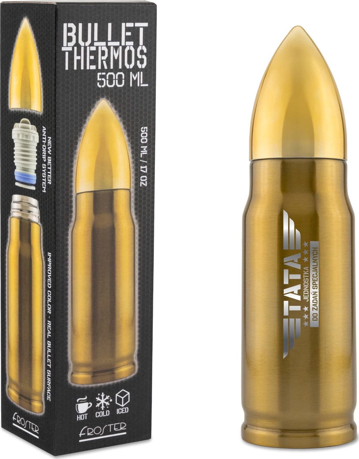 Froster Termos pocisk - Jednostka do zadań specjalnych - prezent na Dzień Ojca