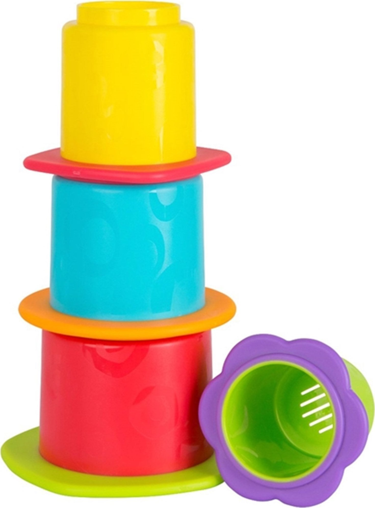 Playgro PLAYGRO bath toy Chewy Stack and Nest Cups, 187253