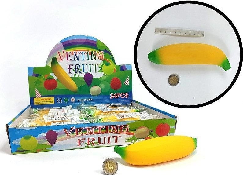 Gniotek banan 18,5cm