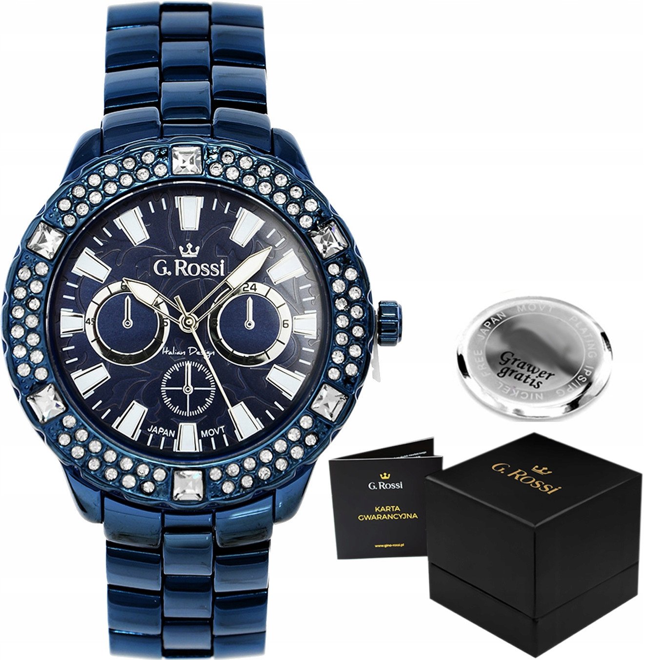 Zegarek damski G. Rossi NAOMI-6F1 Z GRAWEREM