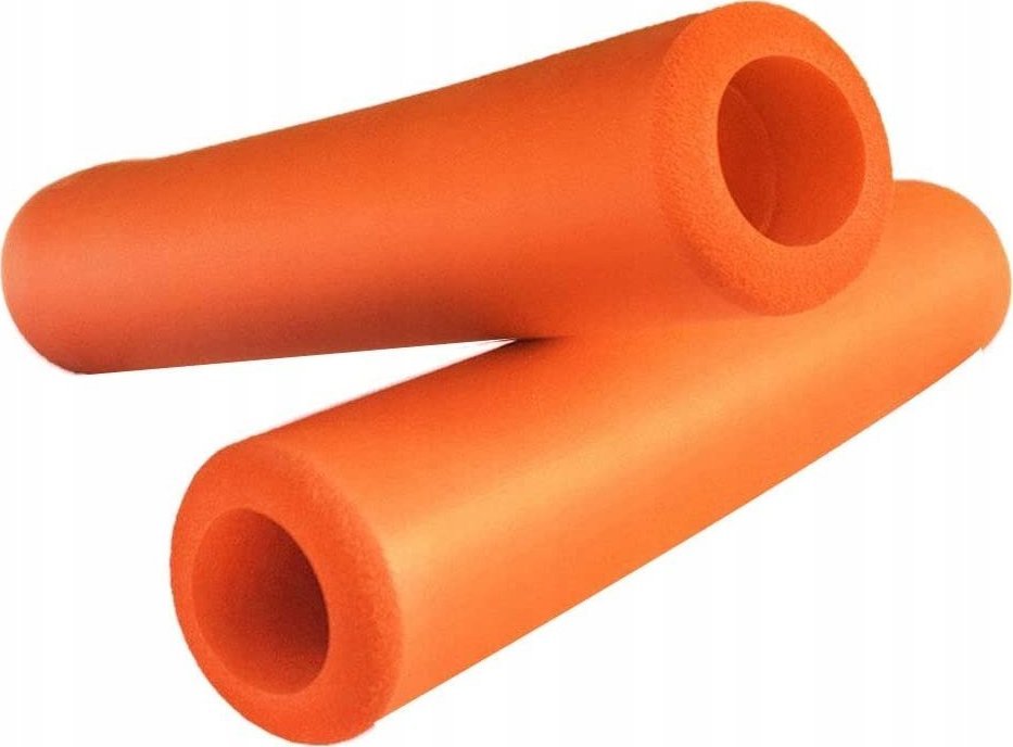 Korbi CHWYTY KIEROWNICY GRIPY ROWEROWE PIANKOWE POMARA