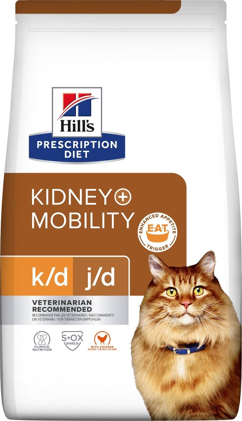 Hills Hill's PD k/d kidney + mobility, chicken ,dla kota 3 kg