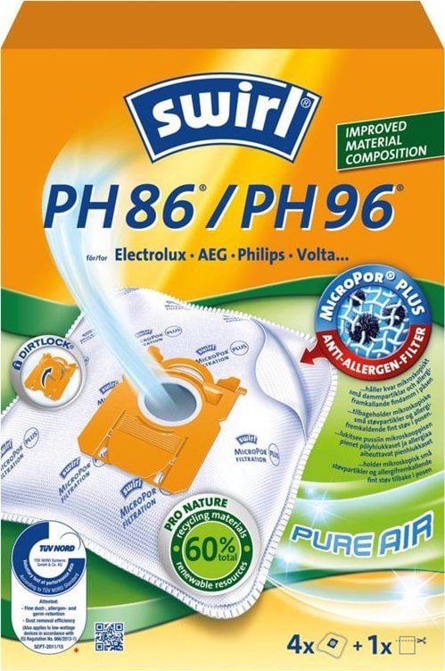 Worek do odkurzacza Melitta Ph86/Ph96 4P - SWIRL