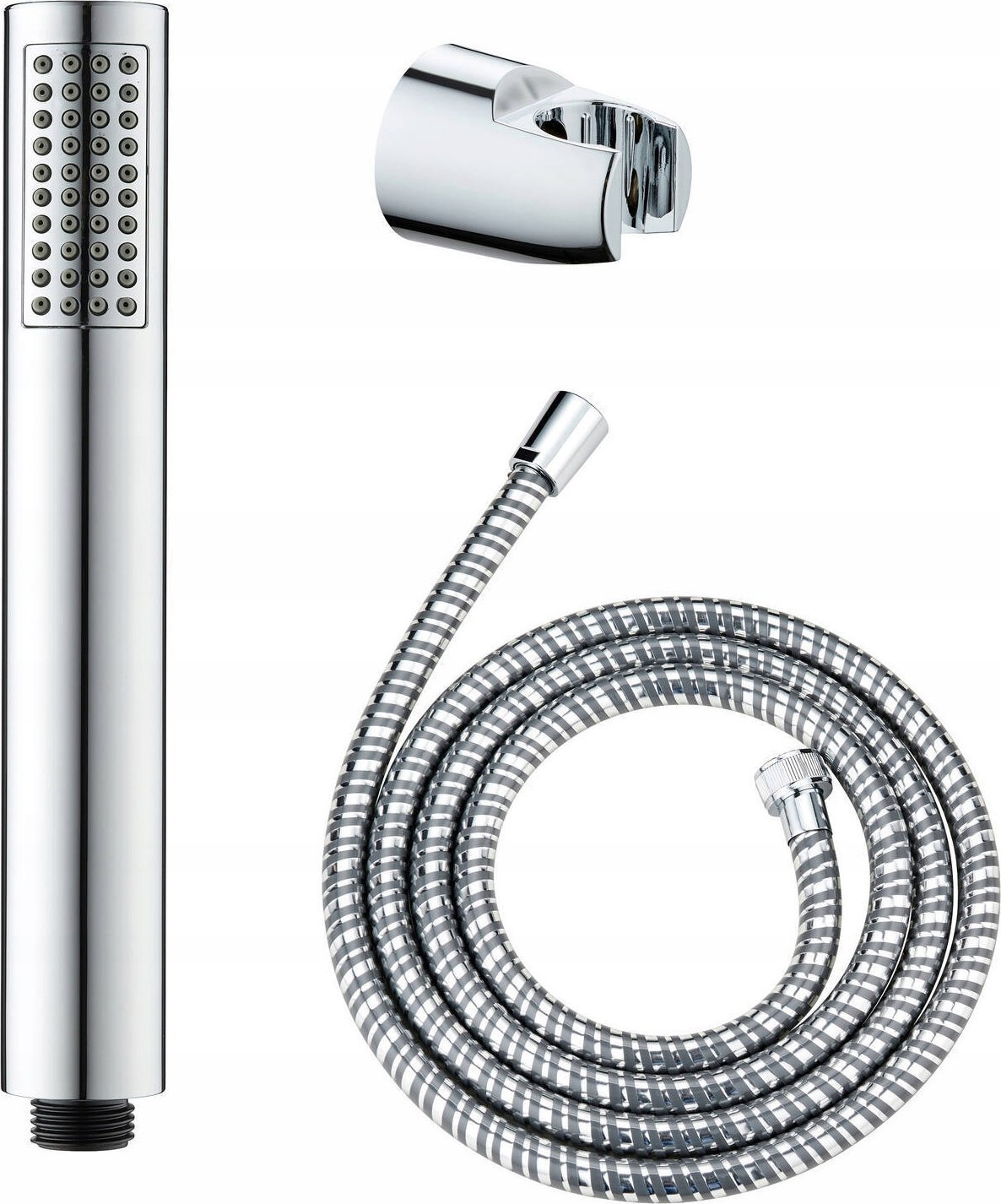 Wenko Zestaw prysznicowy słuchawka z uchwytem + wąż BASIC