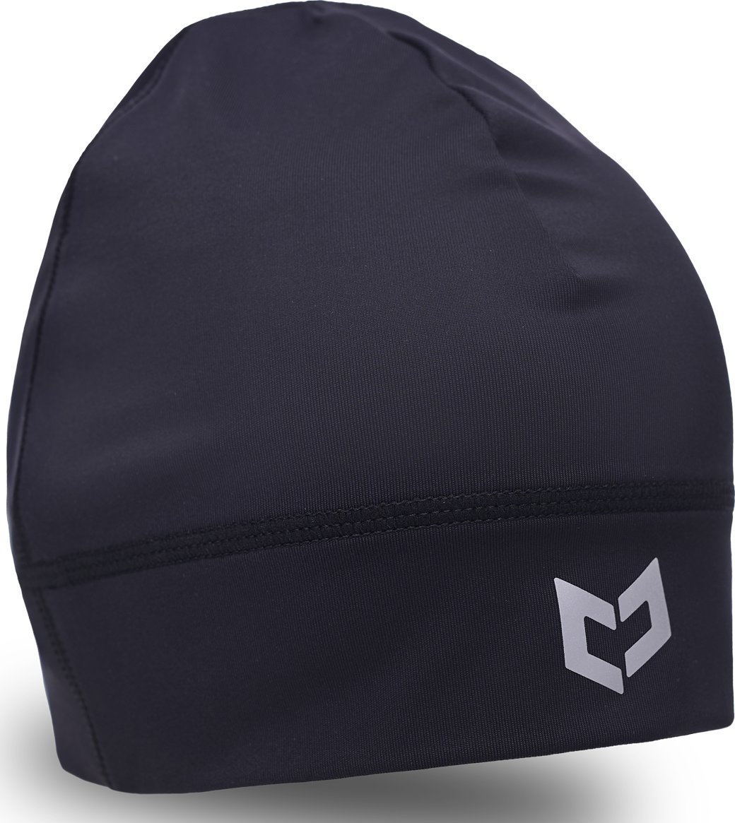 Beon Czapka zimowa do biegania Beon BN3046 Quantum Black S/M