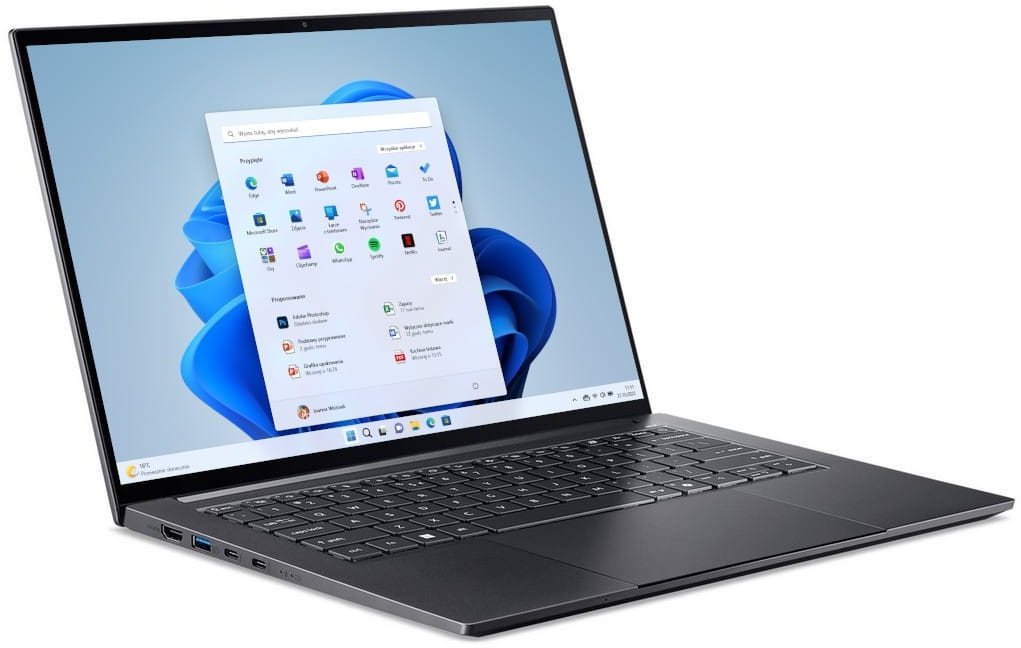 Acer Swift X14 - Ryzen AI 7 350 | 14" OLED | Dotyk | 32GB | 1TB | Win11 | RTX 5060