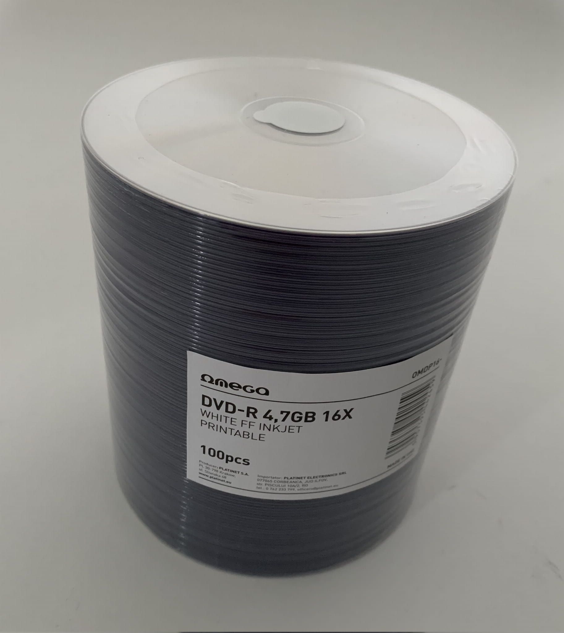Omega DVD-R 4.7 GB 16x 100 sztuk (OMDP16-)