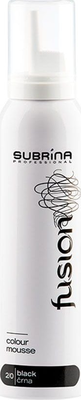 Subrina Professional Subrina Professional, Fusion, Hair Colour Leave-In Mousse, 2/0 Black, 125 ml For Women