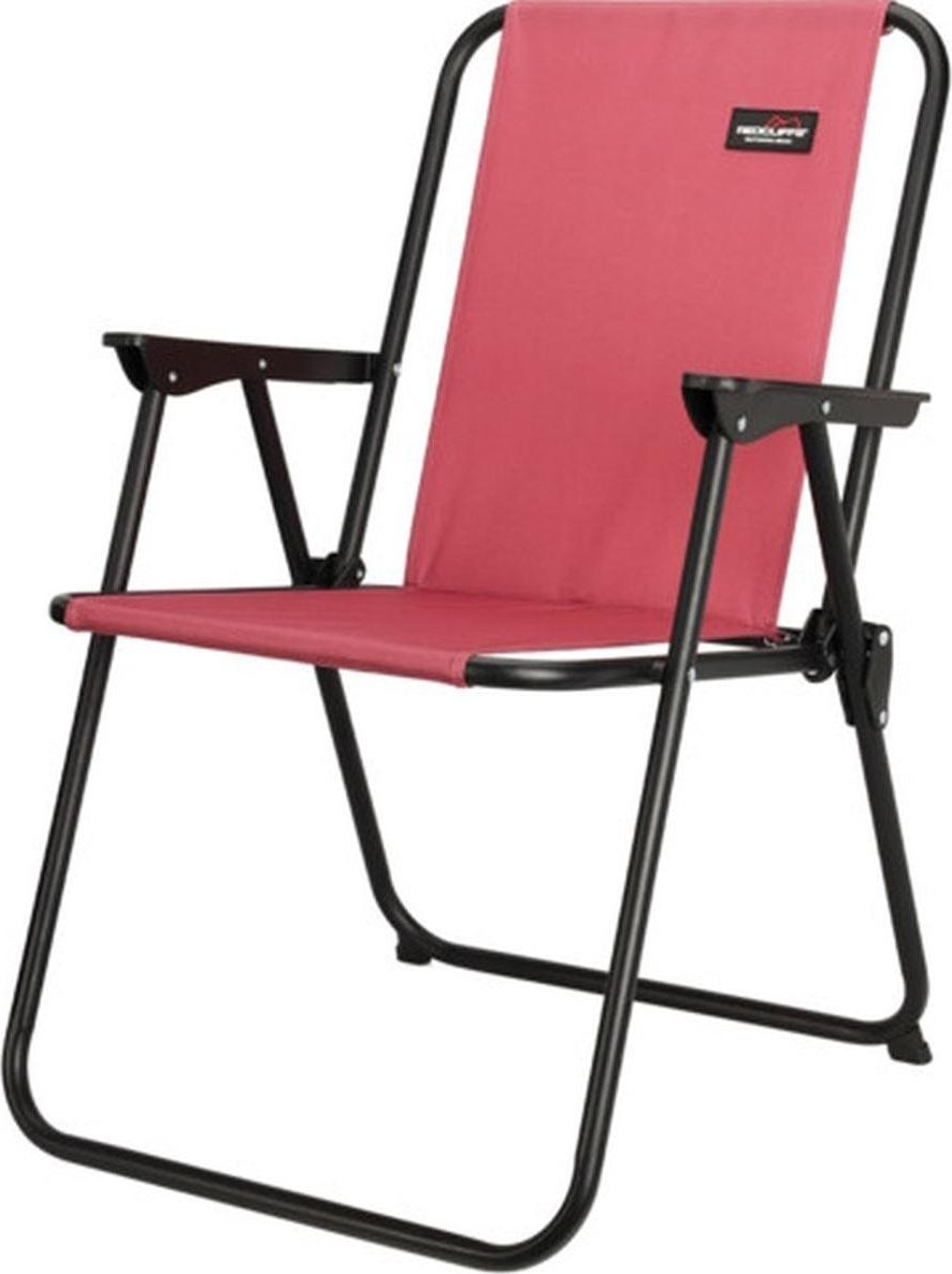 Redcliffs KRZESŁO TURYSTYCZNE Z PODŁOKIETNIKAMI SKŁADANE REDCLIFFS CZERWONE