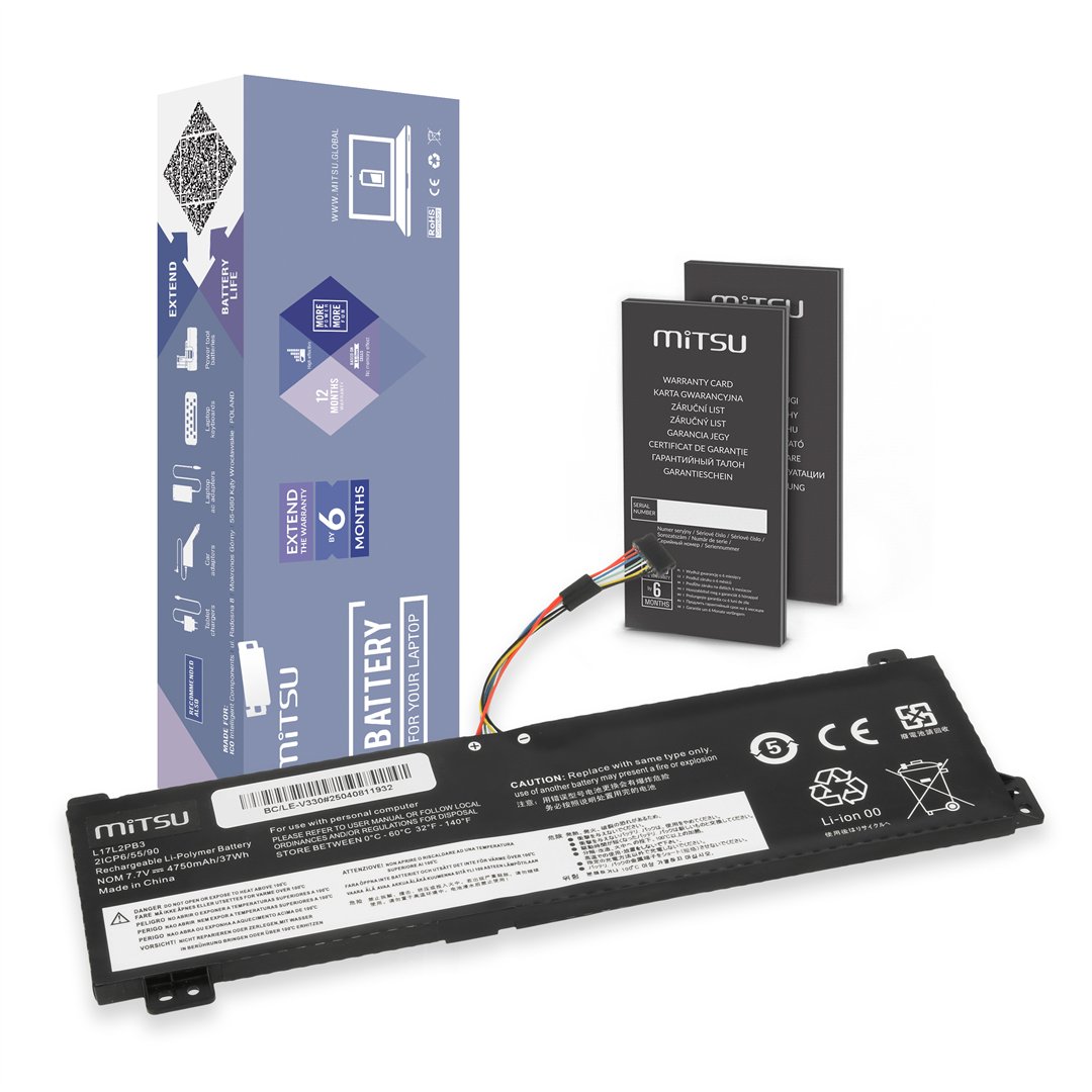 Bateria L17L2PB3 do Lenovo V130-15IGM V330-15IKB V530-14IKB V530-15IKB