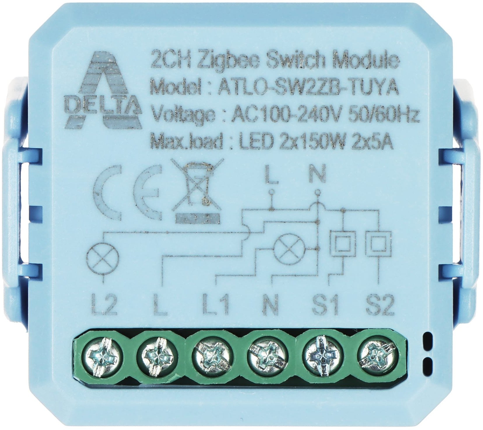 INTELIGENTNY PRZEŁĄCZNIK ATLO-SW2ZB-TUYA ZigBee, Tuya Smart