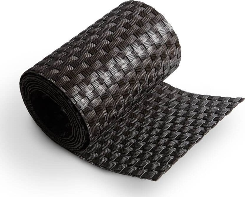 TechnoRattan Taśma Ogrodzeniowa - panelowa z TECHNORATTANU 19cm x 2,55m RD02