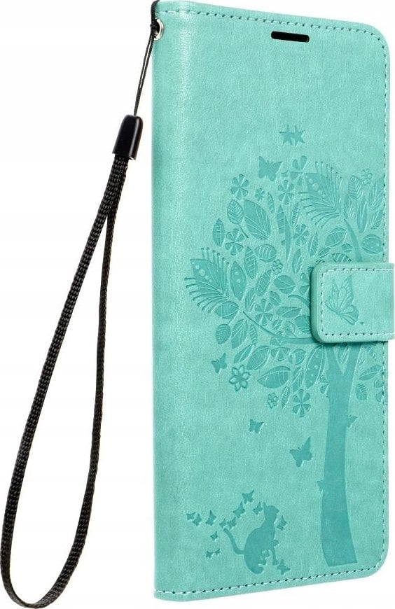 OEM Kabura MEZZO Book do SAMSUNG A14 4G / A14 5G drzewo zielony