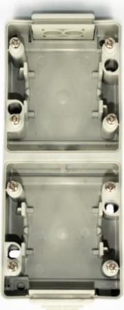 Efapel EFAPEL KORPUS DO GNIAZDA/ŁĄCZNIKÓW PIONOWY IP65 N/T SZARY 48995 ACZ