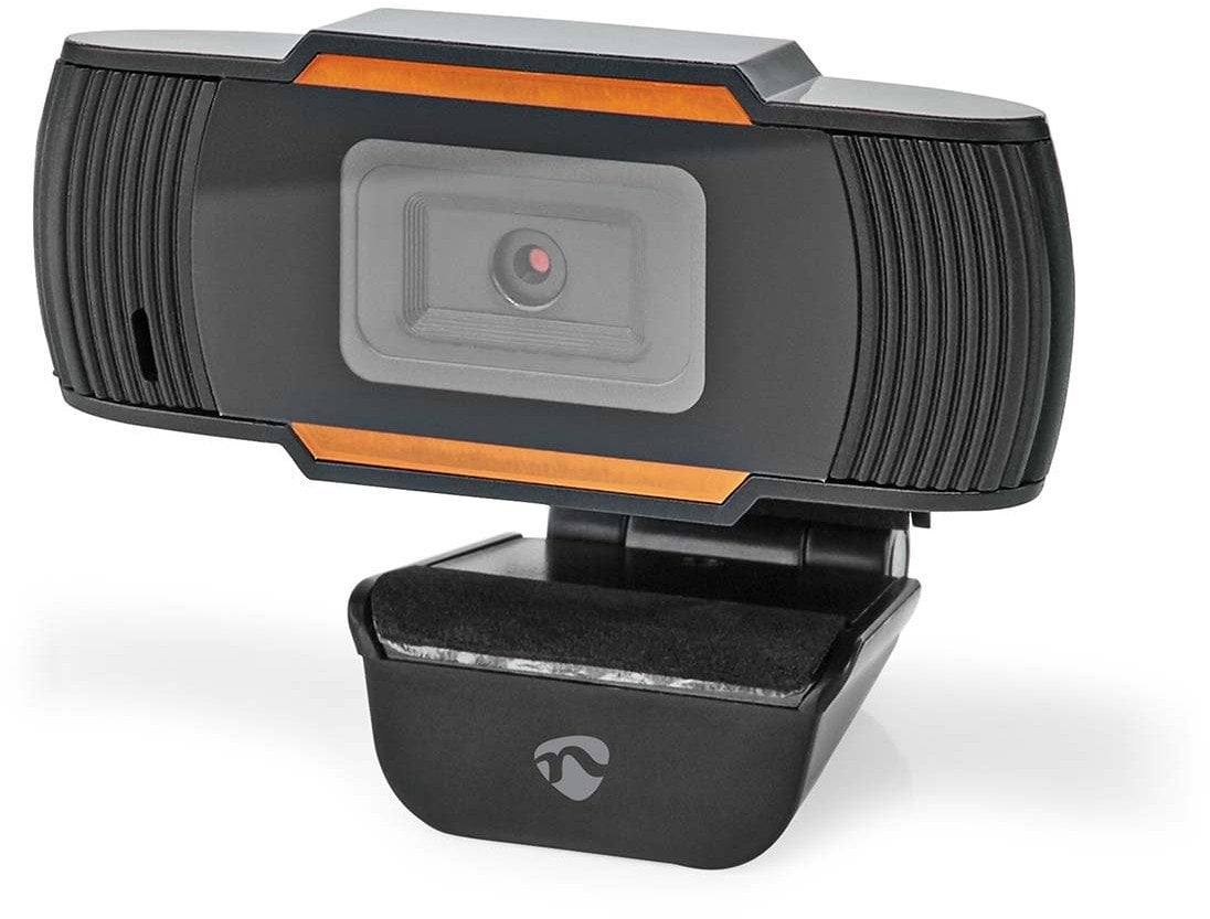 Kamerka internetowa Nedis Full HD 30 fps czarna