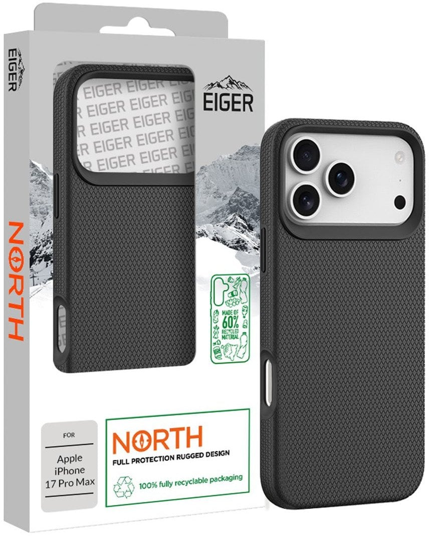 Eiger North Case GRS iPhone 17 Pro Max schwarz