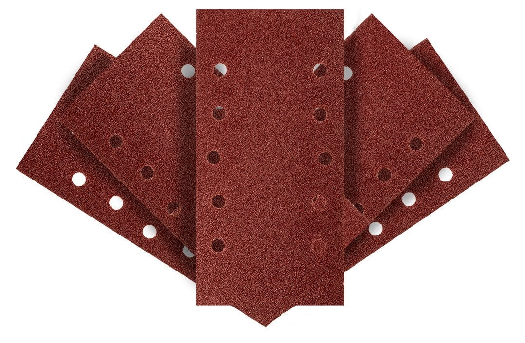 Papier ścierny na rzep 115 x 230 mm, P40, 5 szt., z otworami