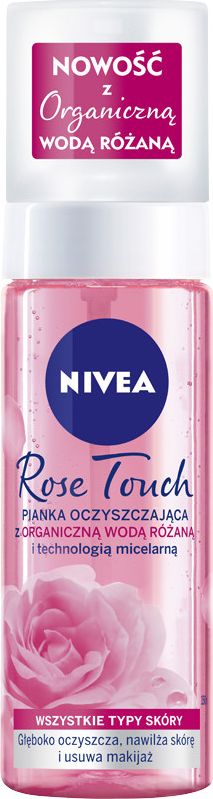 Nivea Rose Touch Oczyszczająca pianka do twarzy 150ml