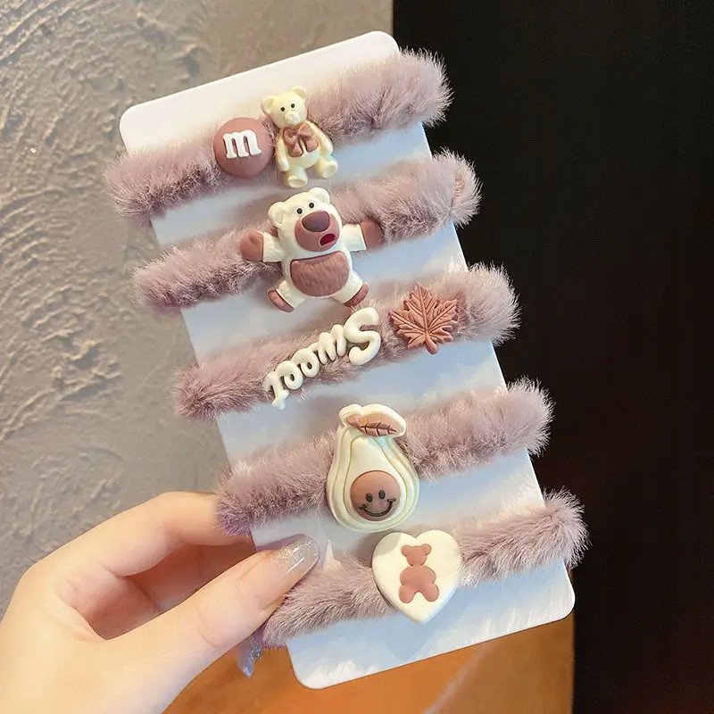 Zestaw wsuwek, spinek 5 sztuk dla Dziewczynki III