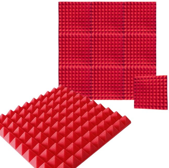 Bitmat DNA AM2 RD panel akustyczny zestaw 10 szt. czerwony