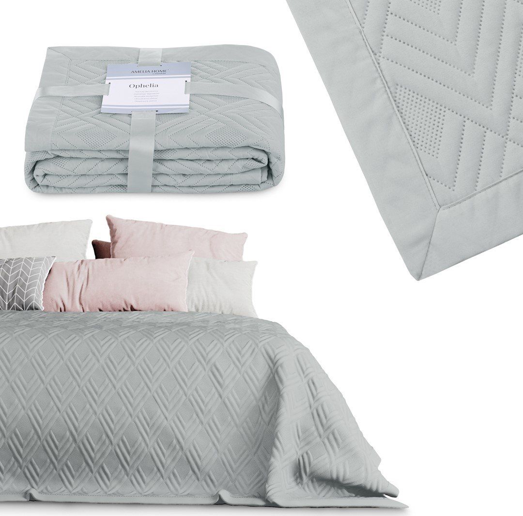 AmeliaHome BEDS/AH/OPHELIA/STEEL/240x260